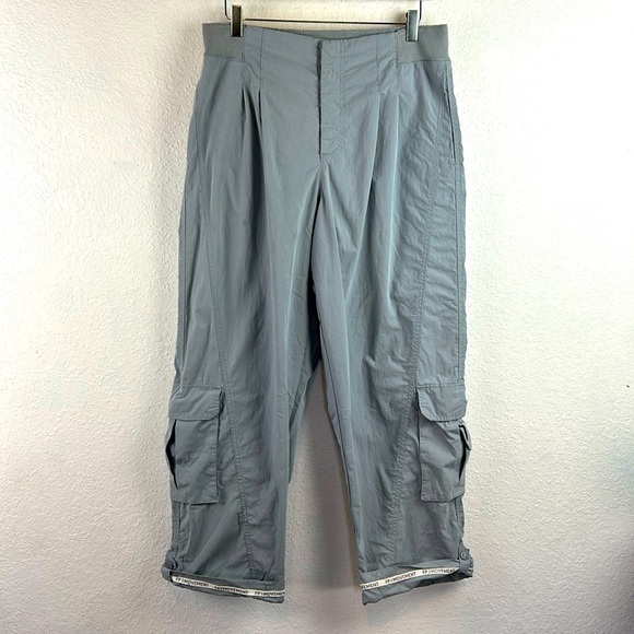 Free People Movement Mesmerize Me Solid Pants in Gray Womens Small MSRP - $108 - Picture 2 of 10